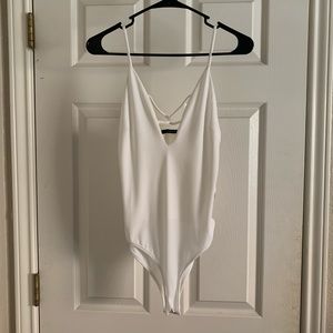 forever21 white bodysuit